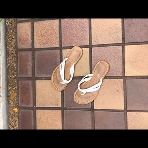 white Bernardo shoes (size 8)